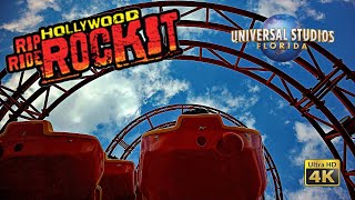 2024 Hollywood Rip Ride Rockit Roller Coaster On Ride 4K POV Universal Studios Florida