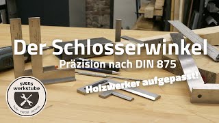 Schlosserwinkel DIN 875 - Präzise, Günstig, Für Metall und Holzhandwerk