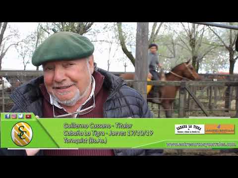 17-10-19 - Guillermo Cassano - Titular - Cabaña La Tigra - Tornquist