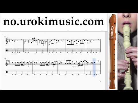 Lær å Spille Blokkfløyte (Tysk) Luis Fonsi - Despacito Melodi Trening Del#2 um-a935