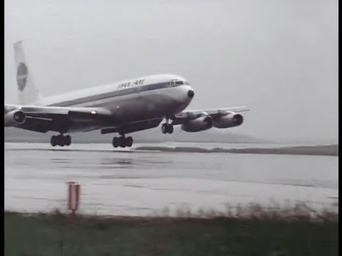 Pan Am Boeing 707-321B N884PA "Clipper Nightingale" at Leningrad Pulkovo Airport, 1978