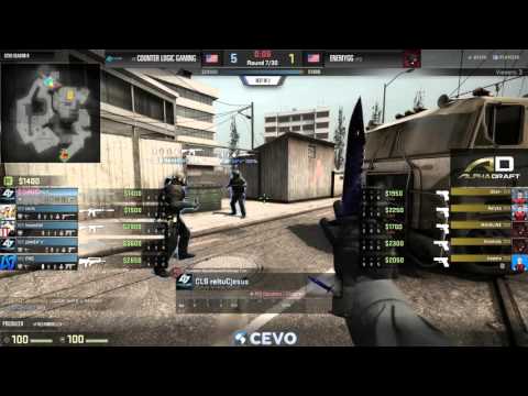 EnemyGG vs CLG Game 2 (CEVO-P CS:GO Season 8) - Vansilli & Dust
