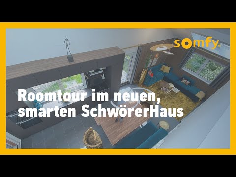 ROOMTOUR durchs smarte Mehrgenerationenhaus von SchwörerHaus mit Somfy-Technologie