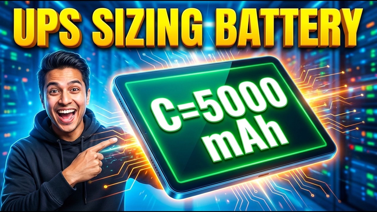 Ups Sizing Battery Interactive Calculator