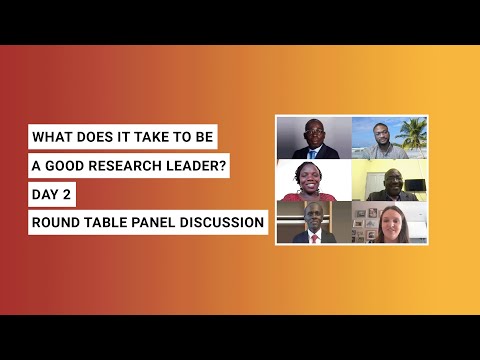 O que é preciso para ser um bom líder de pesquisa? Dia 2 Discussão (Français)