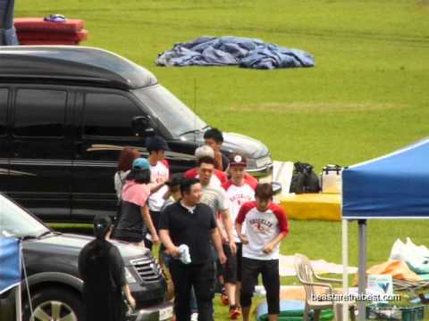 [Fancam] BEAST 120722 - Arriving (Dream Team)