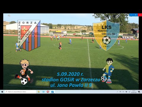 Mecz LKS Zorza Zarzecze - LKS Huragan Gniewczyna rozegrany  w dniu 5.09..2020