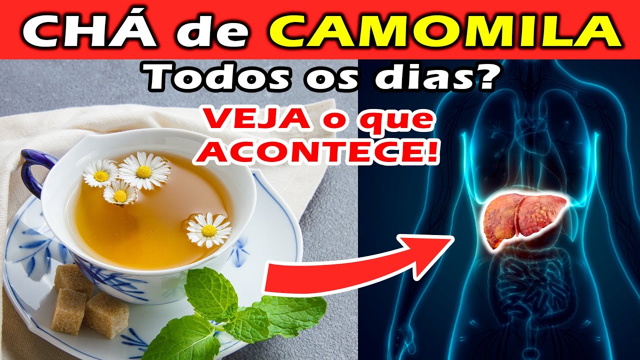 Os 10 principais benefícios para a saúde do CHÁ de CAMOMILA! COMPROVADOS!