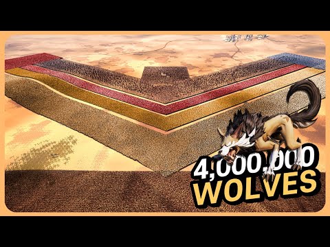 4 MILLION WOLVES vs ARMY of Super Archers - Ultimate Epic Battle Simulator 2 UEBS 2 (4K)