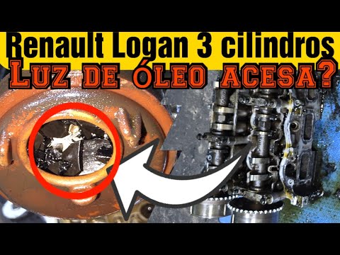 Renault Logan 3 cilindros, não liga? Luz de óleo acesa? Como resolver? 