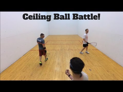 Racquetball Quick Clip -  Ceiling Balls...