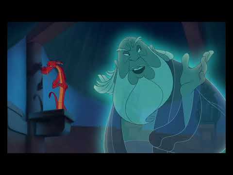 Mulan The Fa family Ancestors Awaken and Mushu Destroys the Great Stone Dragon HD
