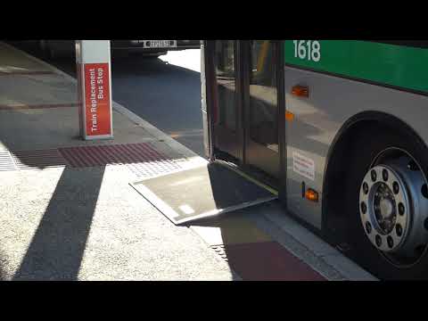 Transperth Mercedes-Benz OC500LE (Volgren CR228L) TP1618-Ramp Raising