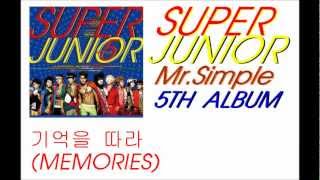 Super Junior - Mr.Simple tack list preview