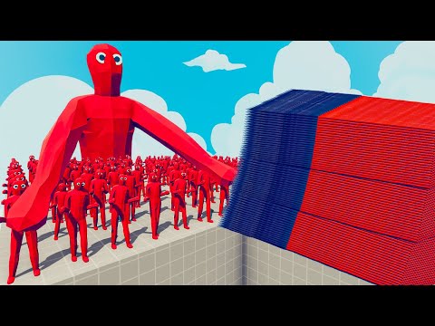 200x FIRE ZOMBIES + 1x GIANT vs EVERY GOD - Totally Accurate Battle Simulator TABS