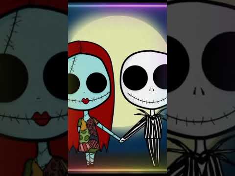 Jack and Sally (This is Halloween the nightmare before Christmas jack the pumpkin king)