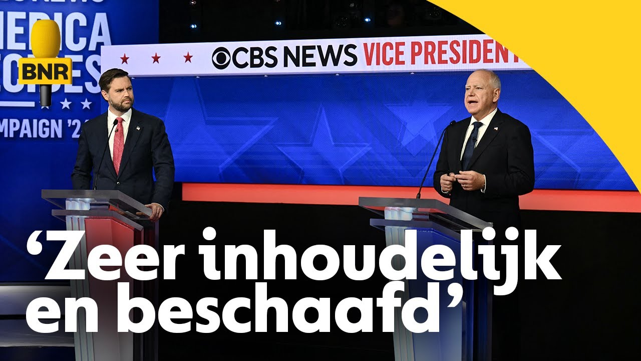 Running mates verassen met inhoudelijk debat: 'J.D. Vance wint'