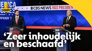 Running mates verassen met inhoudelijk debat: 'J.D. Vance wint'