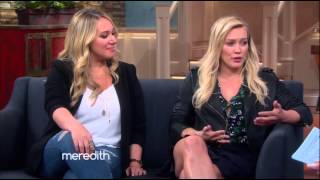Hilary Duff and Haylie Duff on the Meredith Show (17 September 2015)