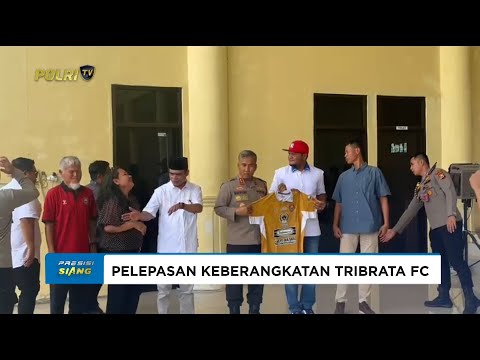 POLDA BENGKULU MENGGELAR PELEPASAN TIM TRIBRATA FC DI LAPANGAN ANTON SOEDJARWO