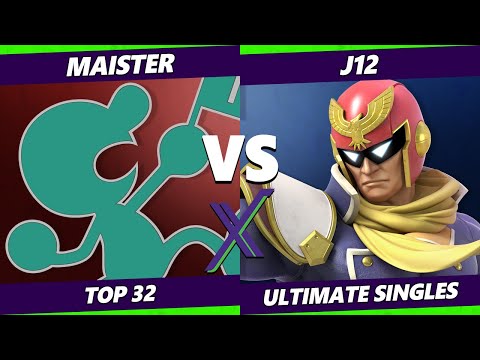 S@X 370 Online Top 32 - Maister (Game & Watch) Vs. J12 (Captain Falcon) Smash Ultimate - SSBU