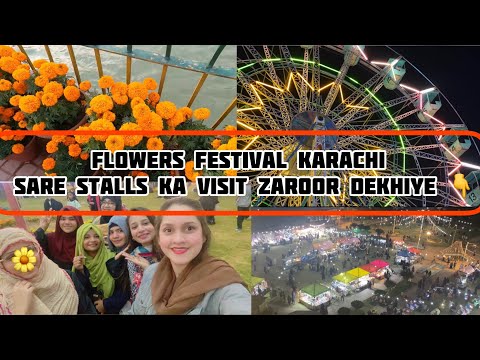 Flower Festival Karachi 2023 🌼|| Stalls ka Full Visit || Itni Variety || Moona & Hadiqa Vlogs ||