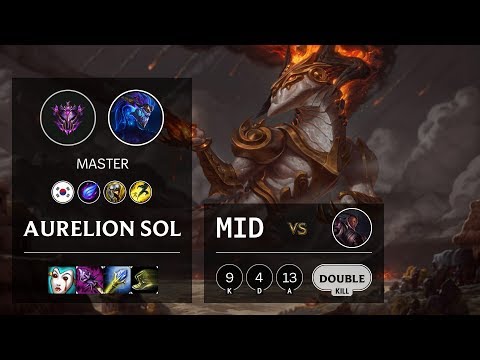 Aurelion Sol Mid vs Lucian - KR Master Patch 10.5