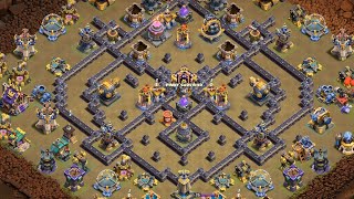 【クラクラ】Alexさんのクローンスーパーイエティラッシュ TH18全壊