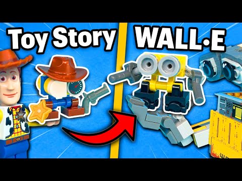 I turned Pixar Movies into LEGO ROBOTS...