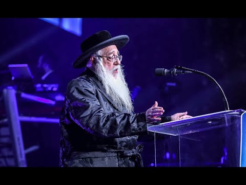 Sanzer Rebbe - Dirshu Siyum | משא קודש אדמו"ר מצאנז חבר מועצגה"ת וחבר נשיאות דרשו בסיום דרשו ארה"ב