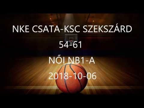 NKE CSATA-KSC SZEKSZÁRD 54-61 NB1/A 2018-10-06