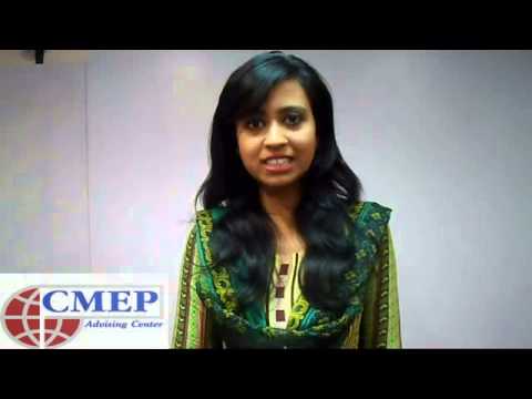 Welcoming message - Sadia Afrose - Education Advisor - CMEP Advising Center