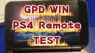 GPD WIN Pocket PC PS4 Remote Play TEST