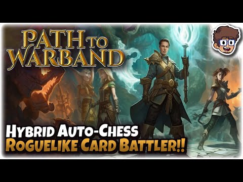 DEEP Hybrid Auto-Chess Card Battler Roguelike!! | Let's Try Path to Warband
