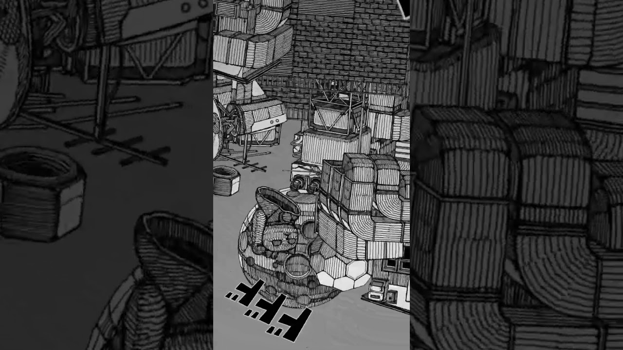 視界を歪ませる動画