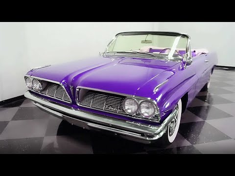 1961 Pontiac Catalina  -  Purple Colors  4K Video
