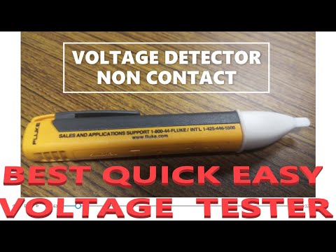 BEST VOLTAGE DETECTOR NON CONTACT//VOLTALERT FLUKE//TUTORIAL IN CHANGING BATTERY  AND HOW IT WORKS