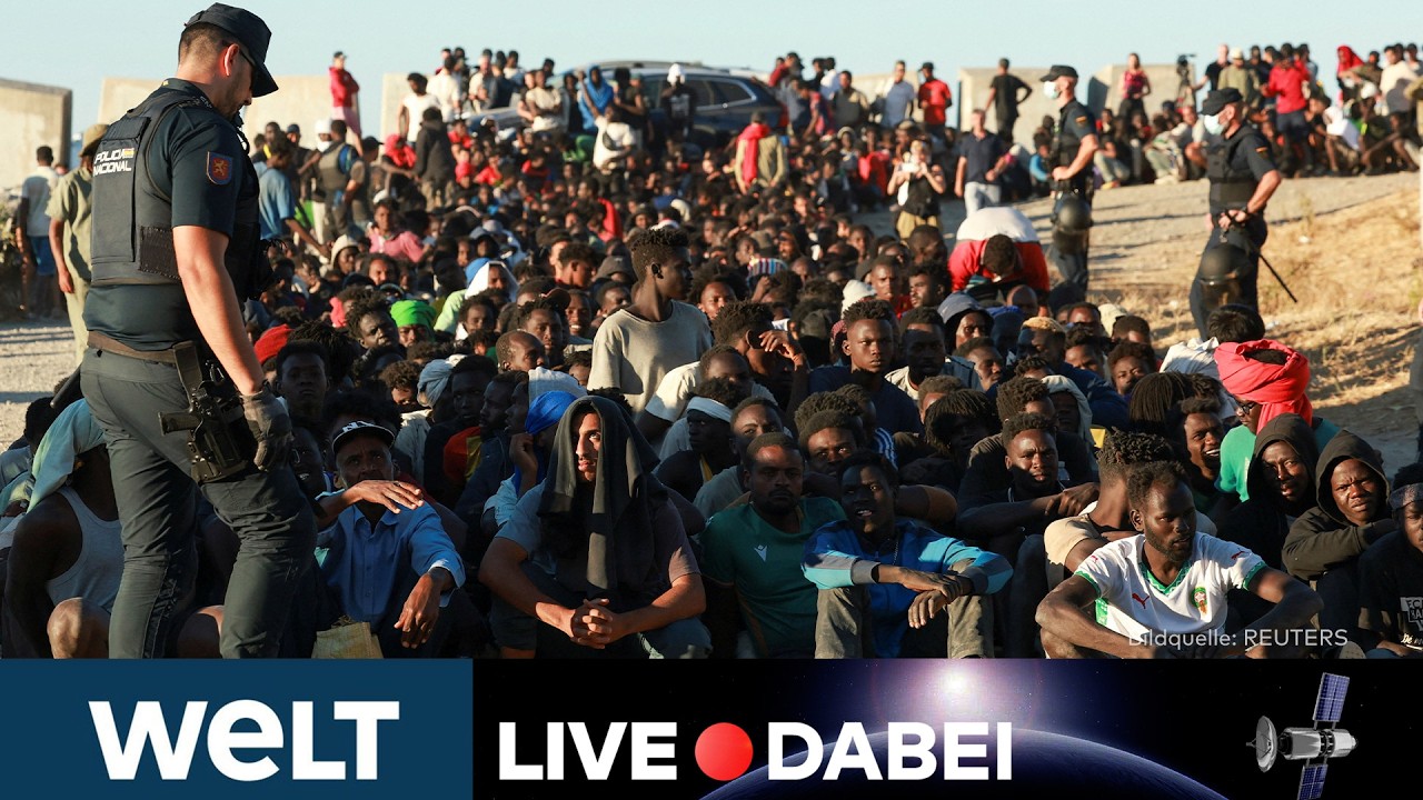 CEUTA LIVE: Die aktuelle Lage nach dem Migrantenansturm aus Marokko in der spanischen Exklave