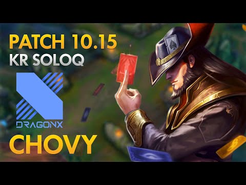 DragonX Chovy - Mid Lane: Twisted Fate vs Taliyah - KDA 12/0/4