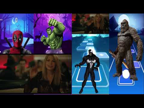 DEADPOOL VS HULK VS VEROM VS KING KONG TILES HOP 1000K