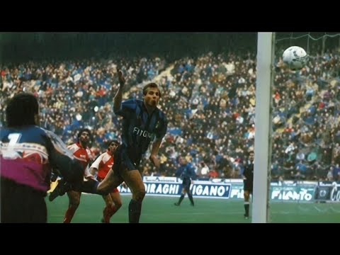 Inter-Bari 1:0, 1991/92 - highlights (Jürgen Klinsmann)