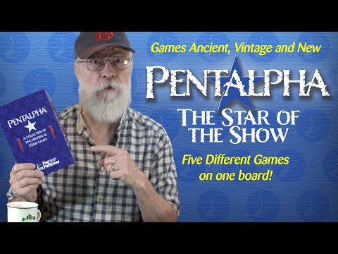 Pentalpha! How many games can we play on this stellar geometric pattern?