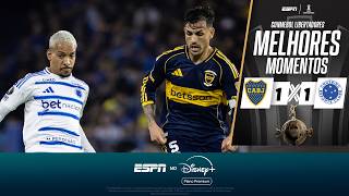EM JOGO TENSO E COM UM A MENOS, CRUZEIRO 'SEGURA' BOCA JUNIORS NA LIBERTADORES | MELHORES MOMENTOS