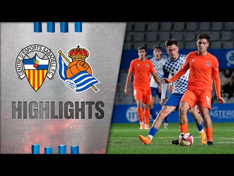 HIGHLIGHTS | 1ª RFEF | J11 | CE Sabadell 1-2 Sanse | Zubieta | Real Sociedad