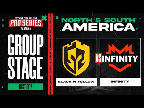 Black N Yellow vs Infinity Game 2 - BTS Pro Series 8 AM: Group Stage w/ rkryptic & neph
