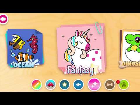 Coloring games for kids 2-6 Video
