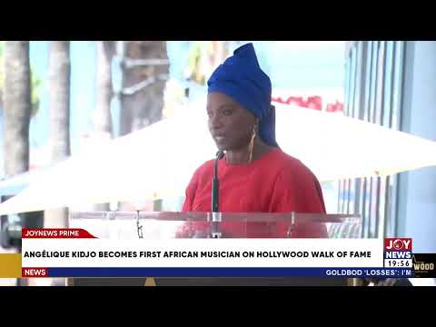 Angèligue Kidjo becomes first African Musician on Hollywood Walk of Fame.