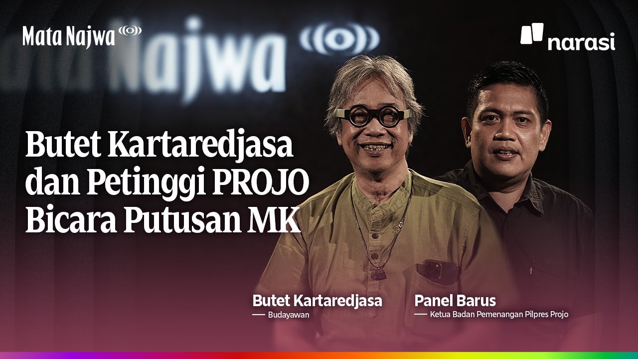 Respons Butet Kartaredjasa atas Putusan MK tentang Syarat Usia Capres dan Cawapres