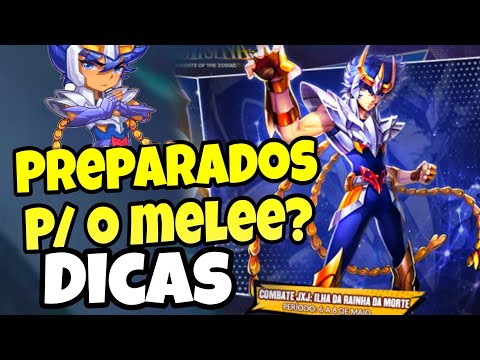 Dicas PvP Melee Ilha da Rainha da Morte - Saint Seiya Awakening