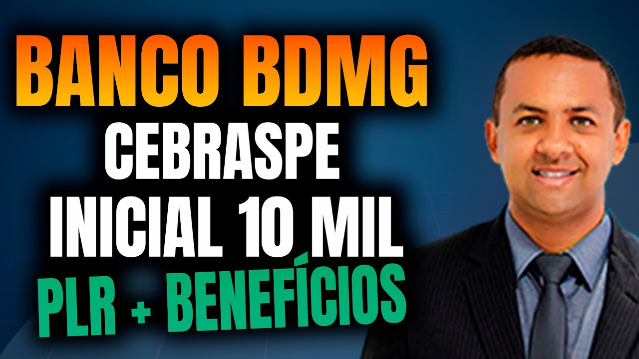 CONCURSO BDMG - Excelente OPORTUNIDADE 🚀